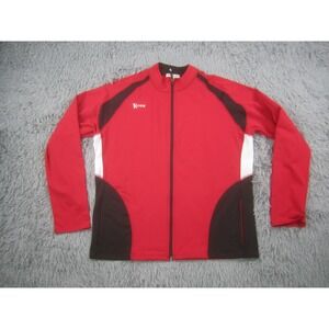 Rox Volleyball Jacket Womens 2XL XXL Red Black Viper Hawaii Full Zip Up Micropol